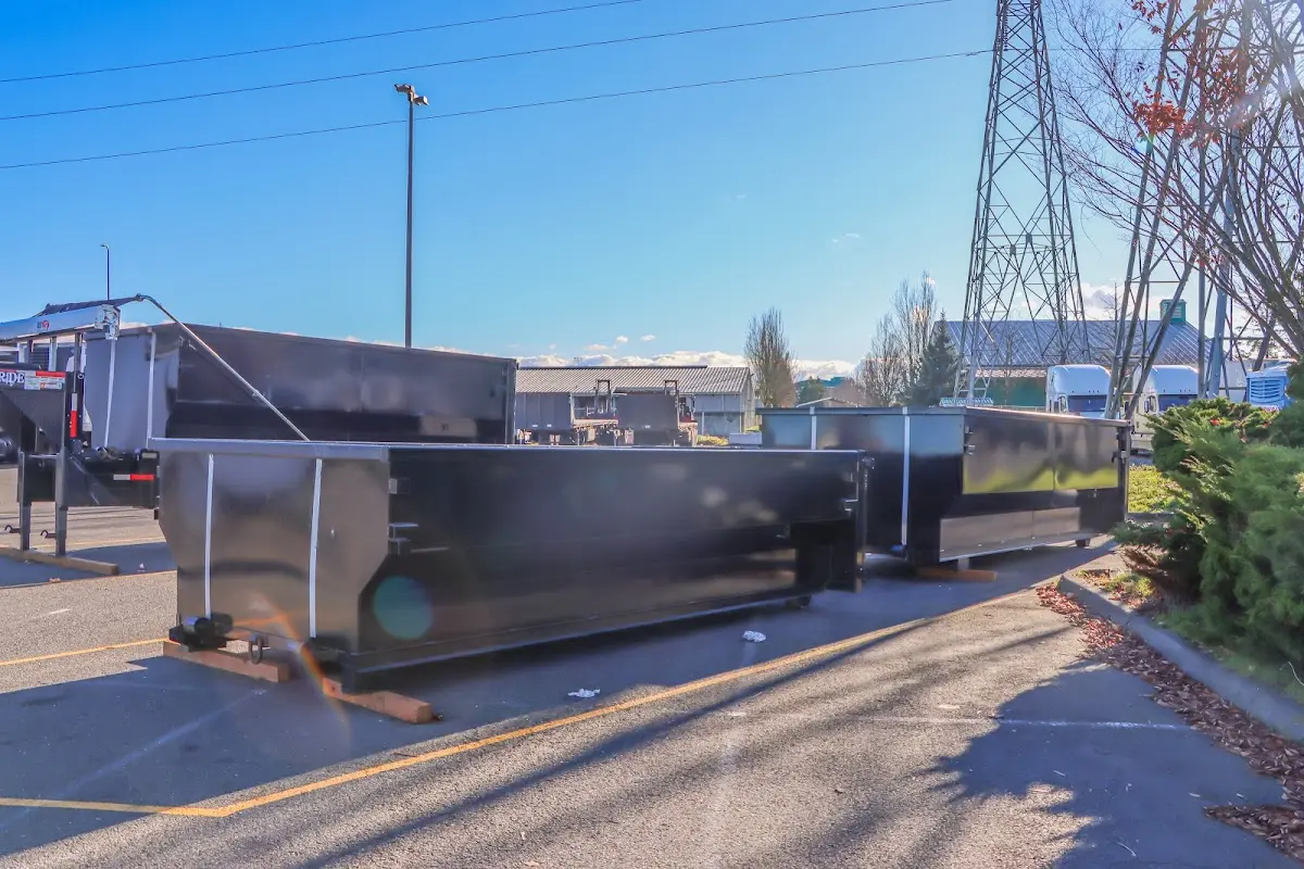 Roll-off dumpster ready for waste disposal at job site for Construction Dumpster Rental in Cortez
